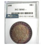 1896 Morgan PCI MS65+ Nice Color