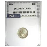1964 Dime PR70 DCAM LISTS $5250