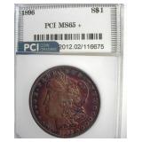 1896 Morgan PCI MS65+ Amazing Color