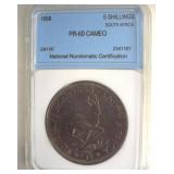 1958 5 Shillings NNC PR69 CAM South Arica