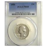 1956 Quarter PCGS PR68