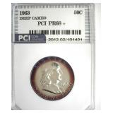 1963 Franklin PR68+ DCAM LISTS $2750