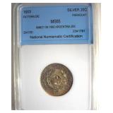 18XX Silver 20C NNC MS65 KM#27 on Argentina 20C