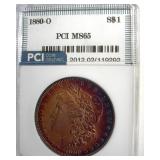 1880-O Morgan MS65 LISTS $14000