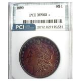 1890 Morgan MS65+ LISTS $2200