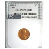 1973-S Cent PR70 DCAM RD LISTS $5250