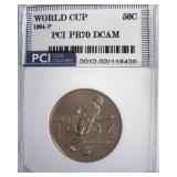 1994-P 50c World Cup PR70 DCAM LISTS $225