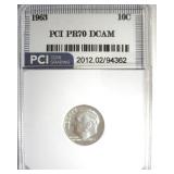 1963 Dime PR70 DCAM LISTS $200 IN 69 DC