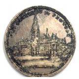 1897 Inauguration Medal Hamburg City Hall