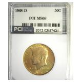 1968-D Kennedy MS68 LISTS $15000