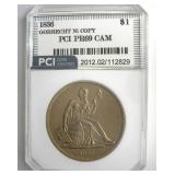 1836 Dollar PCI PR69 CAM Gobrecht Ni Copy