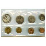 1950/1960 1 Pfennig - 5 Mk Proof Set Germany