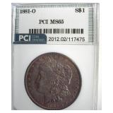 1881-O Morgan MS65 LISTS $1050