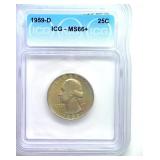1959-D Quarter ICG MS66+ LISTS $160