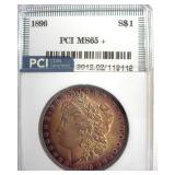 1896 Morgan PCI MS65+ Stunning Color