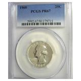 1960 Quarter PCGS PR67