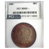 1896 Morgan PCI MS65+ Wonderful Color