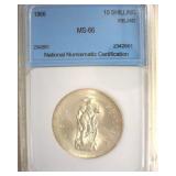 1966 10 Shillings NNC MS66 Ireland