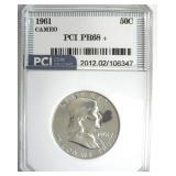 1961 Franklin PR68+ CAM LISTS $575