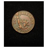 1930s Token Green Duck Company Boy Salesman Rare