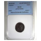 268-270 AD Jupiter NNC MS63 Ancient Rome