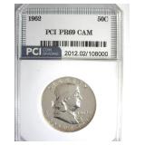 1962 Franklin PR69 Cameo LISTS $750