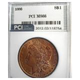 1886 Morgan MS66 LISTS $475