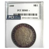 1880 Morgan MS65+ LISTS $950