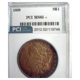 1889 Morgan MS65+ LISTS $475