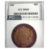 1885 Morgan PCI MS65 Impressive Color