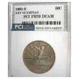 1992-S 50c XXV Olympiad PCI PR70 DCAM