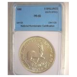 1966 5 Shillings NNC PR69 South Africa