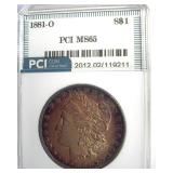 1881-O Morgan MS65 LISTS $1050