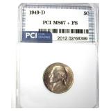 1949-D Nickel MS67+ FS LISTS $7000