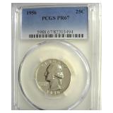 1956 Quarter PCGS PR67