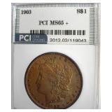 1903 Morgan MS65+ LISTS $460