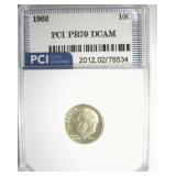 1962 Dime PR70 DCAM LISTS $350 IN 69 DC