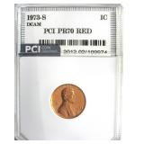 1973-S Cent PR70 DCAM RD LISTS $5250