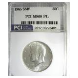 1965 SMS Kennedy PCI MS68 PL