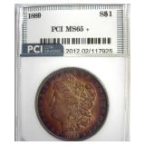 1889 Morgan MS65+ LISTS $475