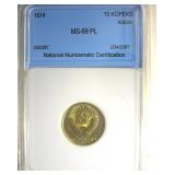 1974 15 Kopeks NNC MS69 PL Russia