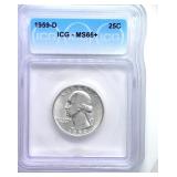 1959-D Quarter ICG MS66+ LISTS $160