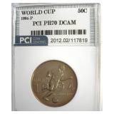 1994-P 50c World Cup PR70 DCAM LISTS $225