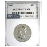 1962 Franklin PR67 DCAM LISTS $200