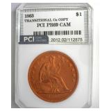 1863 Dollar PCI PR69 CAM Transitional Cu Copy