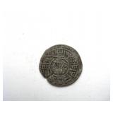 1722 Silver Black Tangka Nepal for Use in Tibet