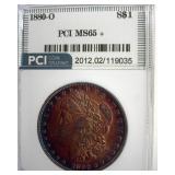 1880-O Morgan MS65+ LISTS $35000