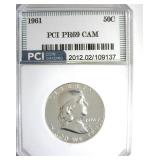 1961 Franklin PR69 Cameo LISTS $2250