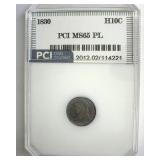 1830 Half Dime MS65 PL LISTS $1750 IN 63PL