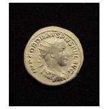 Gordian 111 AU+ Denarius Silver